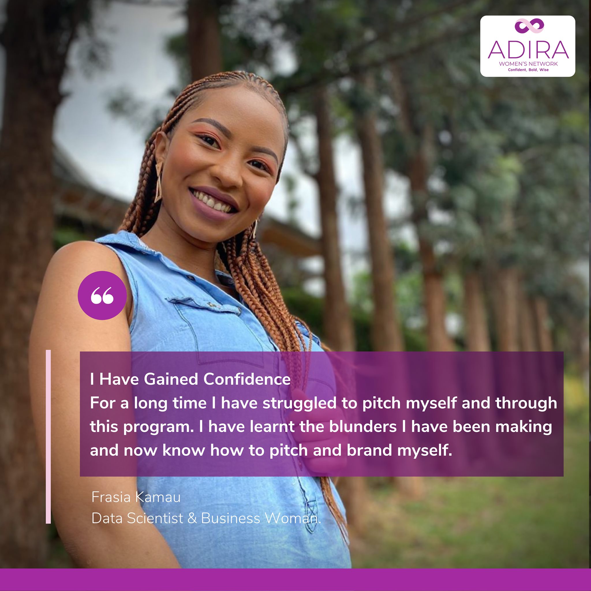 Frasia Kamau testimonial